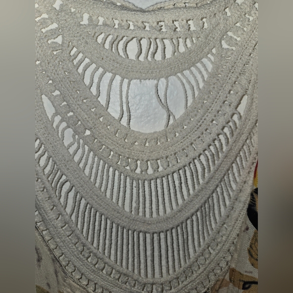 Rachel Zoe Tropical Print Crochet Lace Kimono Swim Coverup - Picture 5 of 10